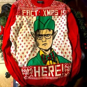 The office Christmas sweater small